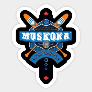 Muskoka Blue Sticker